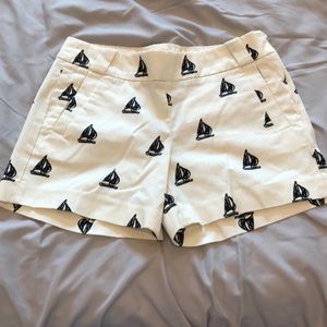 Jcrew shorts with sailboats!